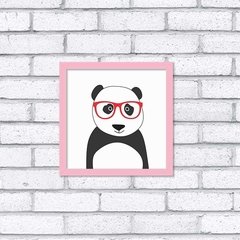 Quadro Hipster Panda - Pendurama Quadros e Artigos de Decoração