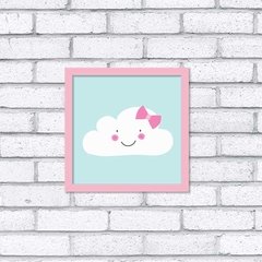 Quadro Nuvem Menina - Pendurama Quadros e Artigos de Decoração