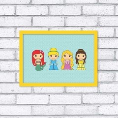 Quadro Cute Princesas - comprar online