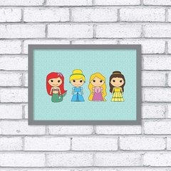 Quadro Cute Princesas - Pendurama Quadros e Artigos de Decoração