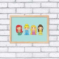 Quadro Cute Princesas - comprar online