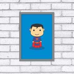 Quadro Cute Super Homem - Pendurama Quadros e Artigos de Decoração