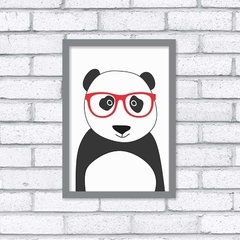Quadro Hipster Panda - loja online
