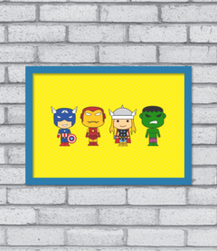 Quadro Avengers na internet