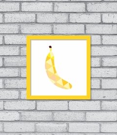 Quadro Banana Geométrica - comprar online