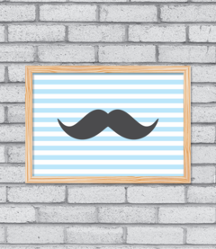 Quadro Bigode - Pendurama Quadros e Artigos de Decoração