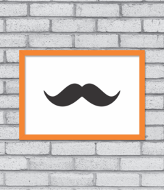 Quadro Bigode - Pendurama Quadros e Artigos de Decoração