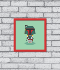 Quadro Cute Boba Fett - loja online