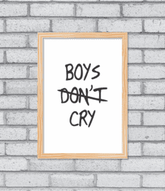 Quadro Boys Cry - comprar online