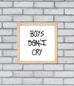 Quadro Boys Cry - comprar online