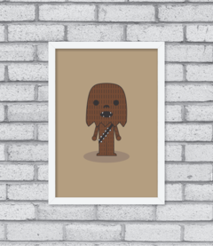 Quadro Cute Chewbacca - comprar online