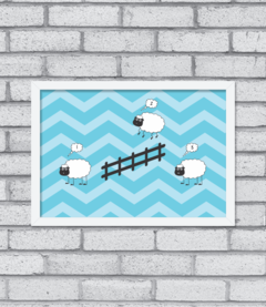 Quadro Counting Sheep - comprar online