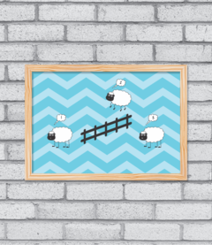 Quadro Counting Sheep - comprar online