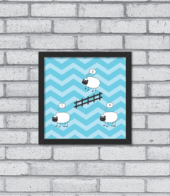 Quadro Counting Sheep - Pendurama Quadros e Artigos de Decoração