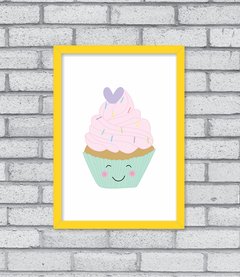 Quadro Cupcake na internet