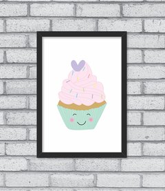 Quadro Cupcake na internet