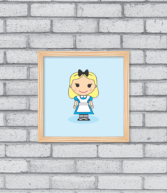 Quadro Cute Alice na internet