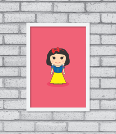 Quadro Cute Branca de Neve