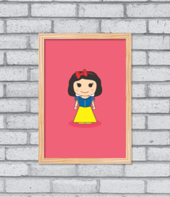 Quadro Cute Branca de Neve na internet