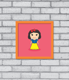 Quadro Cute Branca de Neve na internet