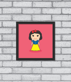 Quadro Cute Branca de Neve - Pendurama Quadros e Artigos de Decoração