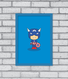 Quadro Cute Capitão America - comprar online