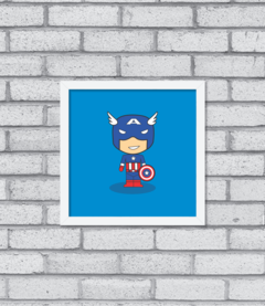 Quadro Cute Capitão America na internet