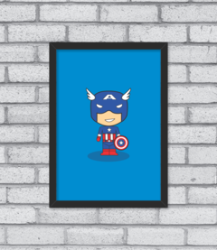 Quadro Cute Capitão America