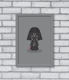 Quadro Cute Darth Vader na internet