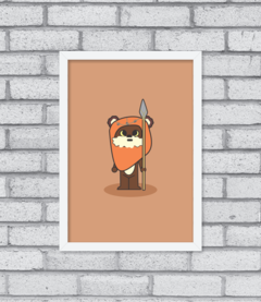 Quadro Cute Ewok - comprar online