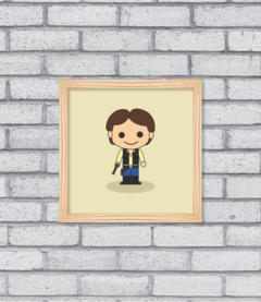 Quadro Cute Han Solo - comprar online