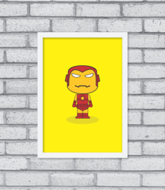 Quadro Cute Homem de Ferro - comprar online