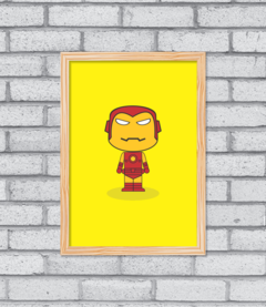 Quadro Cute Homem de Ferro - Pendurama Quadros e Artigos de Decoração