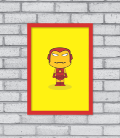 Quadro Cute Homem de Ferro - comprar online