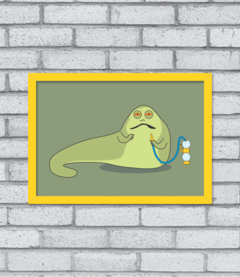 Imagem do Quadro Cute Jabba the Hutt