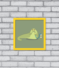 Imagem do Quadro Cute Jabba the Hutt