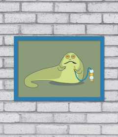 Quadro Cute Jabba the Hutt