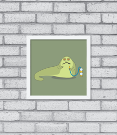 Quadro Cute Jabba the Hutt - comprar online