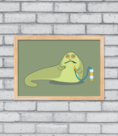 Quadro Cute Jabba the Hutt