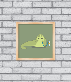 Quadro Cute Jabba the Hutt - comprar online