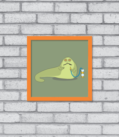 Quadro Cute Jabba the Hutt na internet