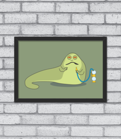 Quadro Cute Jabba the Hutt - Pendurama Quadros e Artigos de Decoração