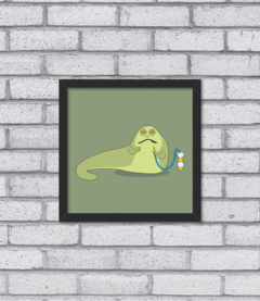 Quadro Cute Jabba the Hutt - Pendurama Quadros e Artigos de Decoração