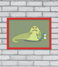 Quadro Cute Jabba the Hutt - loja online