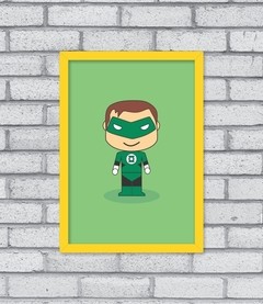 Quadro Cute Lanterna Verde - loja online