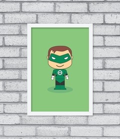 Quadro Cute Lanterna Verde - comprar online