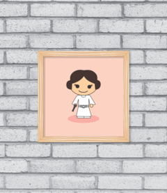 Quadro Cute Leia - comprar online