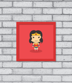 Quadro Cute Mulher Maravilha