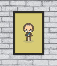 Quadro Cute Obi-Wan - Pendurama Quadros e Artigos de Decoração