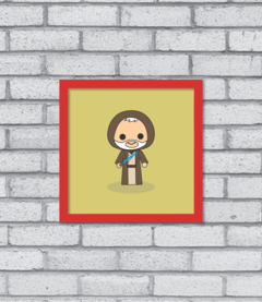 Quadro Cute Obi-Wan - loja online